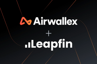 Airwallex and Leapfin logos for acquisition.