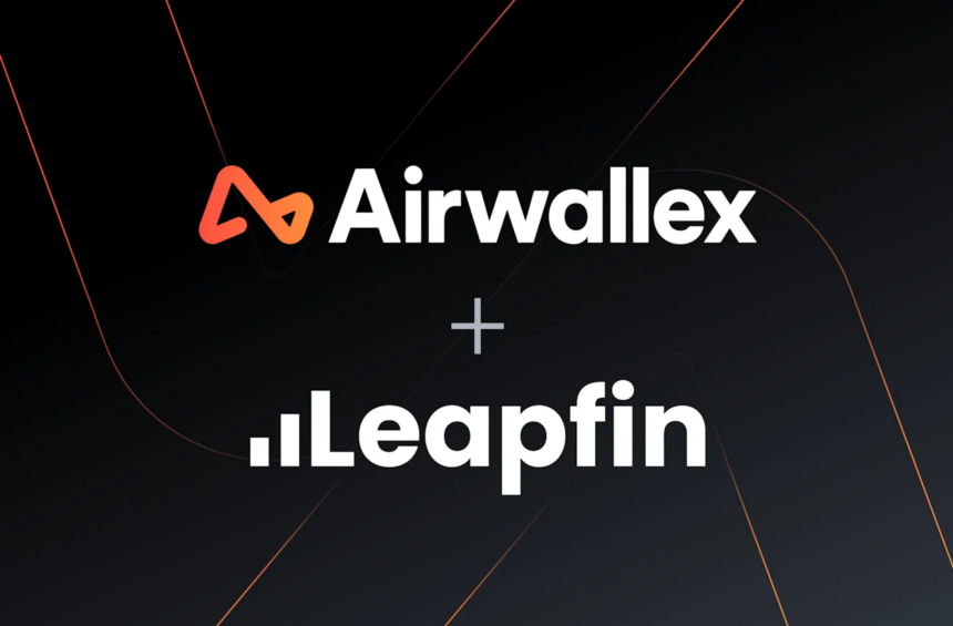 Airwallex and Leapfin logos for acquisition.