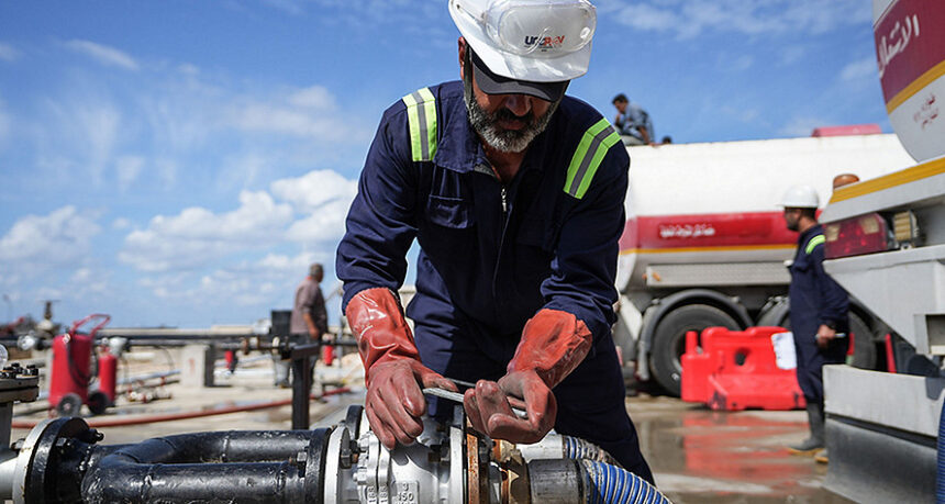 Oil tankers in Iraq.